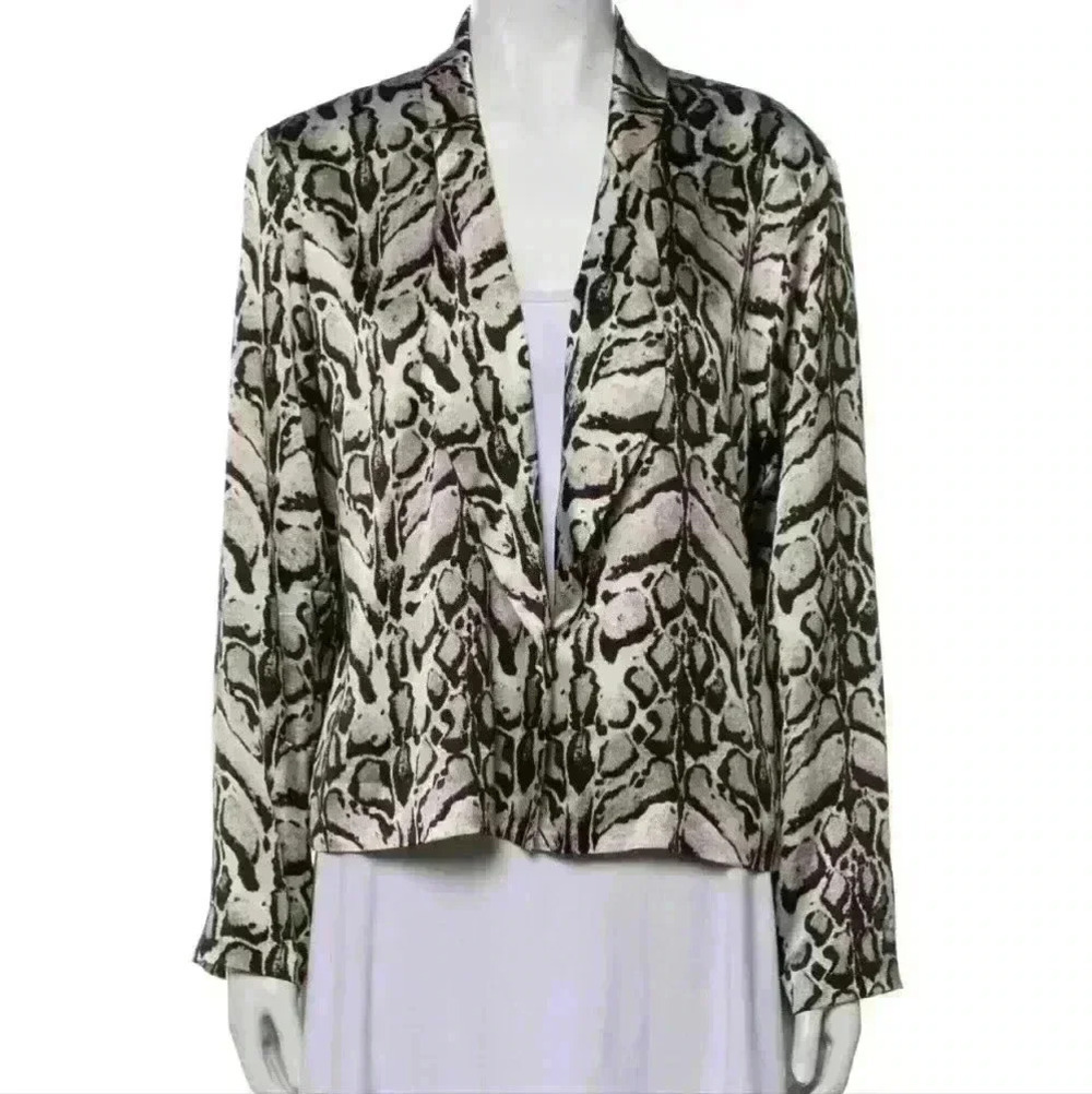 LOYD FORD Printed Silky Blazer